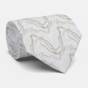 Elegant Marble Texture Pattern Tie