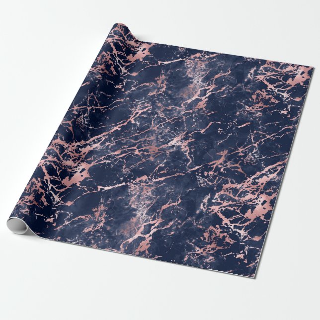 Elegant Marble Wrapping Paper (Unrolled)