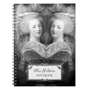 Elegant, Marie Antoinette personalised Notebook