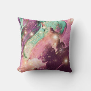 Elegant Maroon Colour Splash Cushion