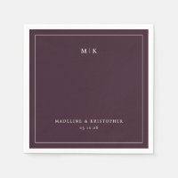 Elegant Maroon Minimalist