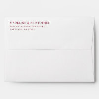 Elegant Maroon Minimalist Typographic