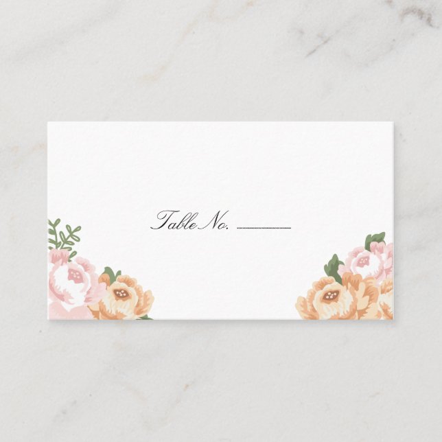 Elegant Mason Jar Guest Escort Cards (Front)