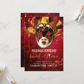 Elegant Masquerade Invitation