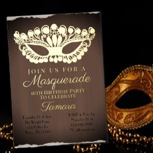 Elegant Masquerade Sixteenth Birthday 