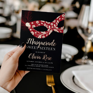 Elegant Masquerade Theme Sweet Sixteen