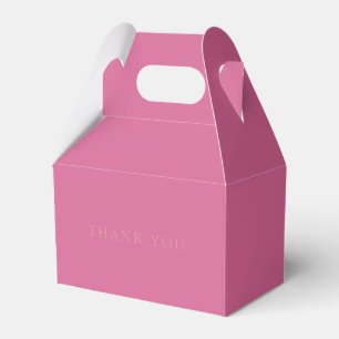 Elegant Mauve Thank You Favour Box