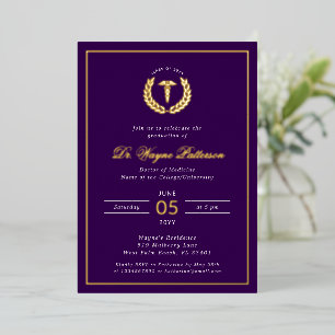 Elegant Medical School Graduation Party