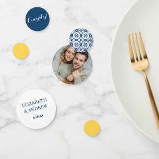 Elegant Mediterranean Lemon Wedding Confetti