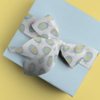 Elegant Meets Cute Rubber Ducky Oval Ribbon Frame