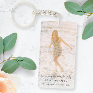 Elegant Memorial Photo   Funeral Favour Poem Memor Key Ring