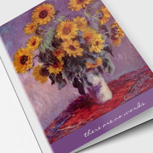 Elegant Memorial Sunflowers Condolence Sympathy Card