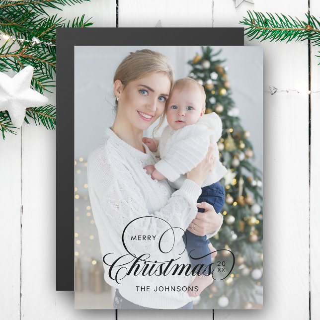 Elegant Merry Christmas Calligraphy 1-Photo (Creator Uploaded)