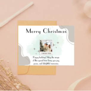 Elegant Merry Christmas Card Template