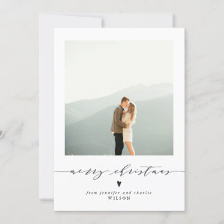 Elegant Merry Christmas Holiday Card