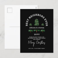 Elegant Merry Christmas Neighbours Custom