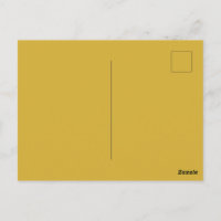 Elegant Metallic Gold Postcard for Special Occasio