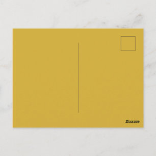 Elegant Metallic Gold Postcard for Special Occasio