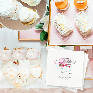 Elegant Mexican Wedding Floral Hacienda Style Napkin