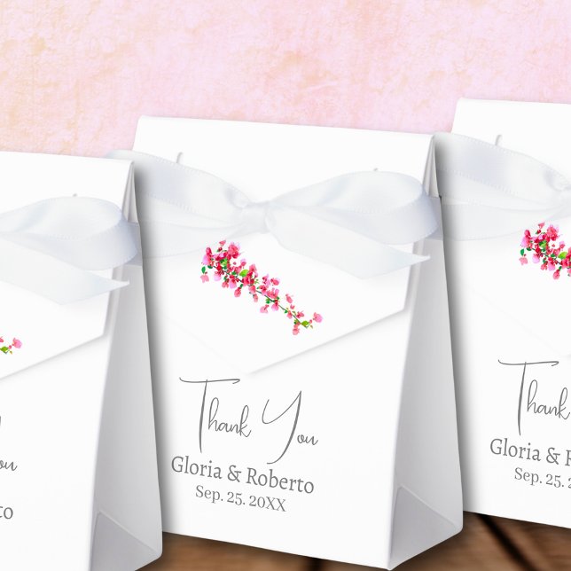 Elegant Mexican Wedding Hacienda Style Thank You Favour Box (Creator Uploaded)