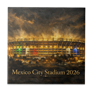 Elegant Mexico Stadium in Mexico City World Cup Ceramic Tile
