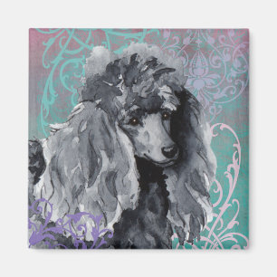 Elegant Miniature Poodle Magnet