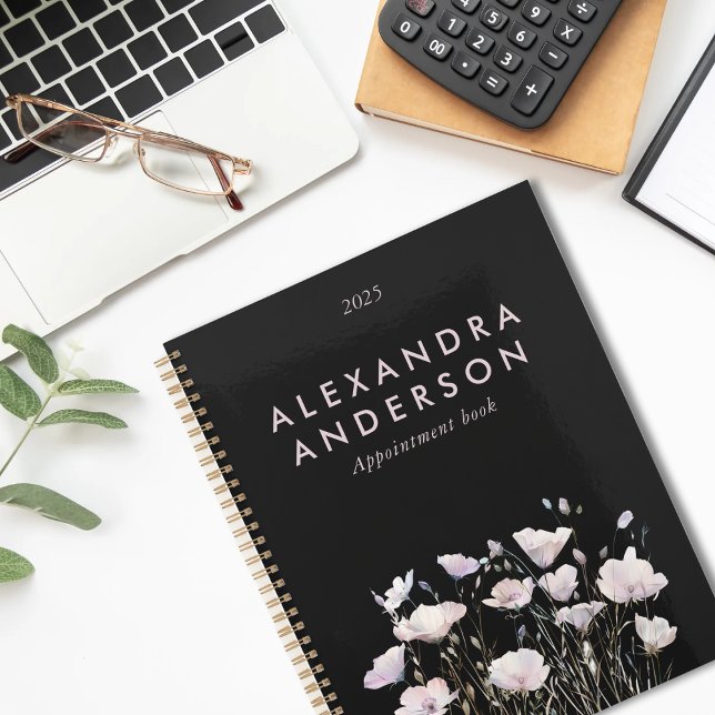 Elegant Minimal Boho Pink Wildflowers Watercolor Planner (Elegant Minimal Boho Pink Wildflowers Watercolor Planner)