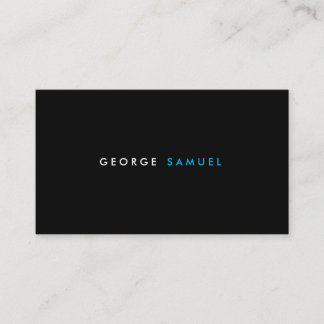 Elegant Minimal Business Branding Business Card