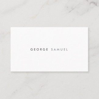 Elegant Minimal Business Branding Business Card