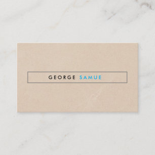 Elegant Minimal Business Branding Card