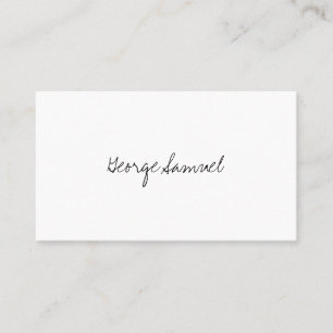 Elegant Minimal Business Branding Card