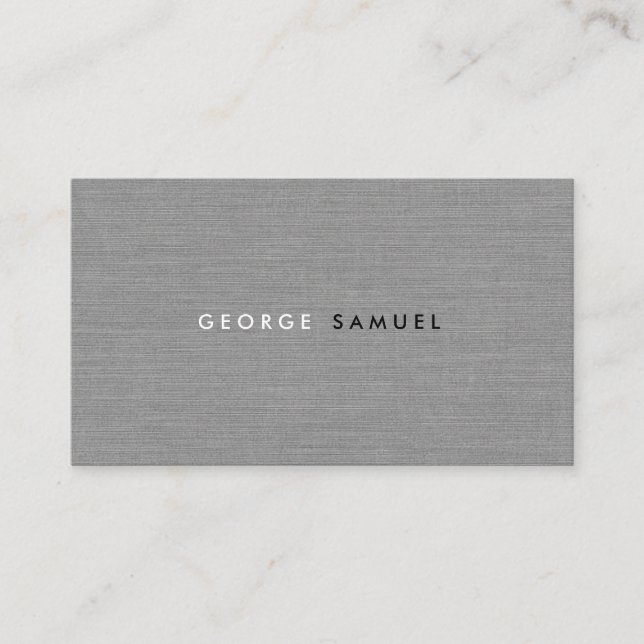 Elegant Minimal Business Branding Card (Front)