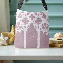 Elegant Minimal Chic Gothic Arch Typography Pink