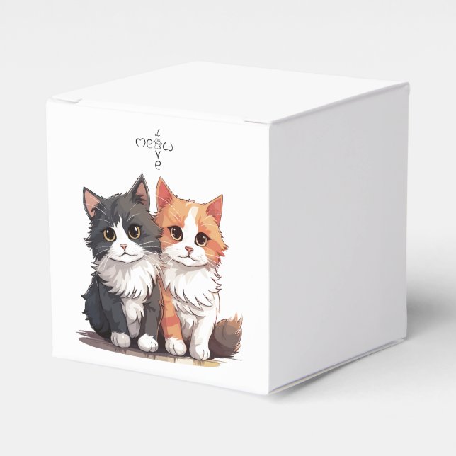 Elegant Minimal Favour Box (Front Side)