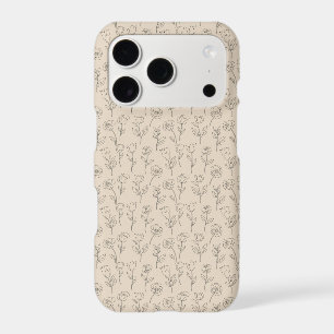 Elegant Minimal Floral Line Pattern