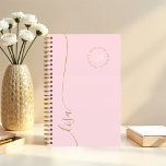 Elegant Minimal Monogram Initials Script Name Planner<br><div class="desc">Sleek, sophisticated, and uniquely yours—our Elegant Minimal Monogram Initials Script Name Personalised Planner brings together luxury and functionality. This beautifully designed planner features a clean, minimal aesthetic that ensures your day-to-day planning is as stylish as efficient. Whether you're staying organised at work, jotting down personal goals, or keeping track of...</div>