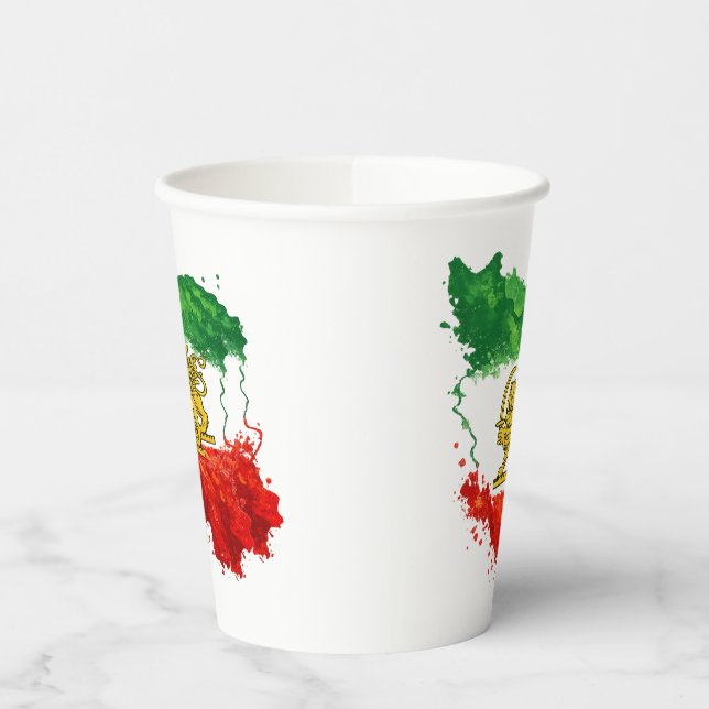 Elegant Minimal Party Paper Cups | Neutral Aesthet (Left)