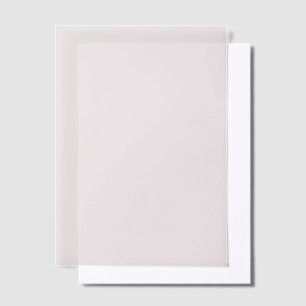 Elegant Minimal Solid Colour Mauve Vellum Invitations
