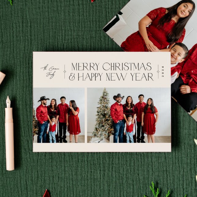 Elegant Minimalism Multi-Photo Holiday Card (Creator Uploaded)