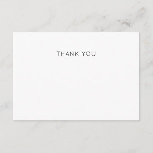 Elegant Minimalist Baby Shower Thank You Card