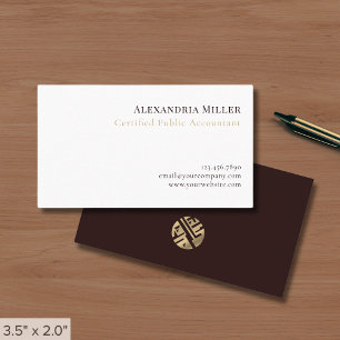 Elegant Minimalist Business Card