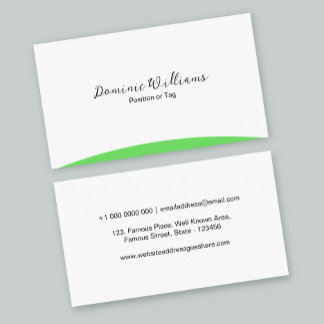 Elegant Minimalist Business Card Design | DP7