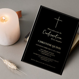 Elegant Minimalist Calligraphy Black  Confirmation