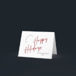 Elegant Minimalist Christmas Greeting Holiday Card<br><div class="desc">Feel free to contact me if you need any help or new item. I respond soon.</div>