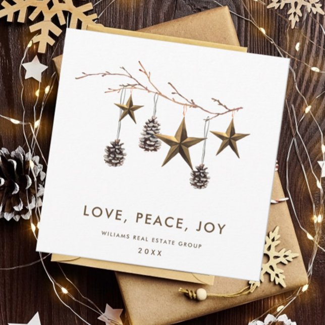 Elegant Minimalist Corporate Christmas Greeting Holiday Card (Creator Uploaded)