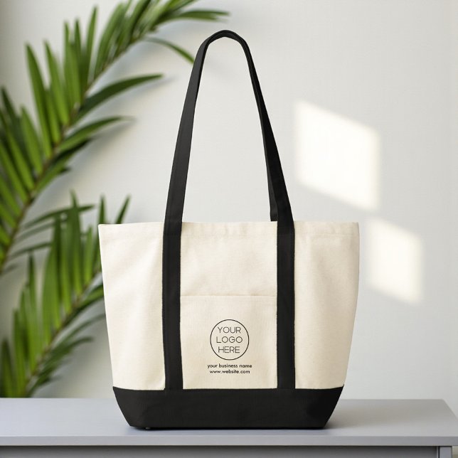 Elegant Minimalist Custom Business Logo  Tote Bag (Creator Uploaded)