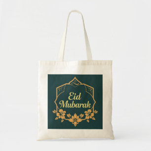 Elegant Minimalist Eid Mubarak Tote  Bag