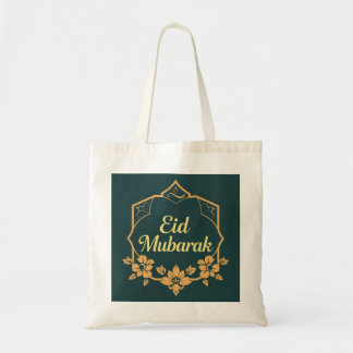Elegant Minimalist Eid Mubarak Tote Bag