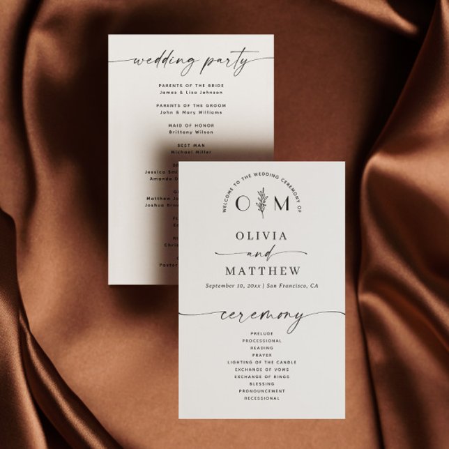 Elegant Minimalist Floral Wedding | Script Program (Creator Uploaded)