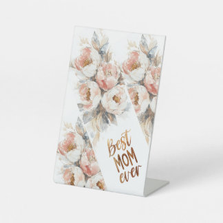 Elegant Minimalist Gift for Mother’s Day Pedestal Sign